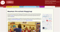 Desktop Screenshot of newmanpreschool.co.uk
